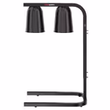Commercial Heated Gantry with 1 Heat Lamp - 453x360mm - 500W - Single Tier - height-adjustable - Black