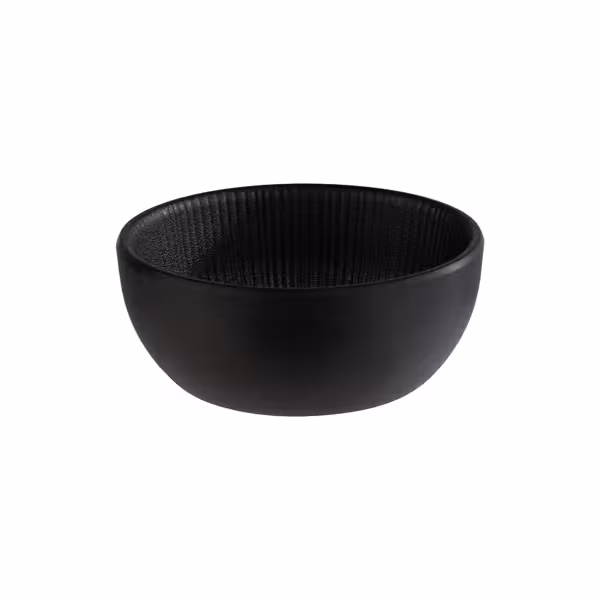 (6 stuks) Kom - NERO - Melamine - 0,1 liter - Ø 85mm - Zwart