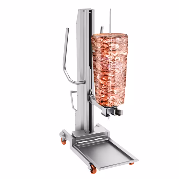 Kebablift voor 15x15 mm döner-spiezen - max. draagvermogen: 350 kg