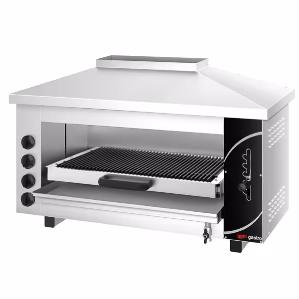 Salamander Grill PRO - Water Bath - 13.2kW - 4 Gas Burners