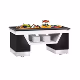 Ara tezgah BELFAST - 2000x1000x900mm - Granit üst tabla - siyah