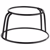 Büfé állvány - FRIDA - fekete fém - 305x305 mm - Magasság: 160 mm - kompatibilis: 85230#6 és 85231#6 - csúszásgátló bevonattal