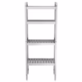 Étagère de base en aluminium - 655 x 1800 mm - Capacité de charge : 600 kg