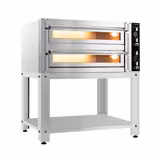 Elektrikli pizza fırını - 9+9x 30 cm  - manuel- alt stand dahil