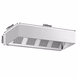 Okap skrzyniowy – 2400 mm – z filtrem i lampą