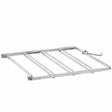 Rastrelliera per 4 teglie per pizza - acciaio inox - altezza: 260mm - per teglie per pizza fino a Ø 28cm