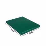 Antislip snijplank - 250x400mm - Dikte: 20mm - HACCP-conform - HDPE - Groen - Vaatwasmachinebestendig