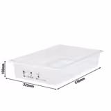 (6 Stück) CAMBRO | SafeTrak - Polypropylen-Behälter GN 1/1 - Milchig - Höhe: 100mm
