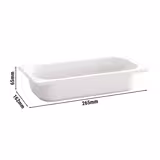 (6 sztuk) Pojemniki melaminowe GN 1/4 – ECOLINE – 1,35 litra – wysokość: 65 mm