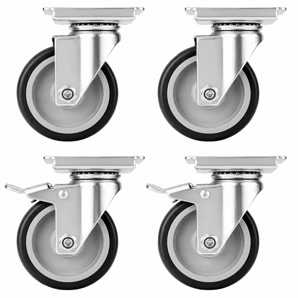 Caster Set for Undercounter Fridges KTS147ND, KTS187ND, GTS147ND & GTS187ND
