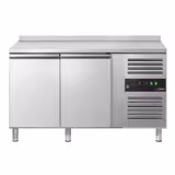 Commercial Refrigerated Worktable ECO - 1360x700 - 2 Doors - Upstand