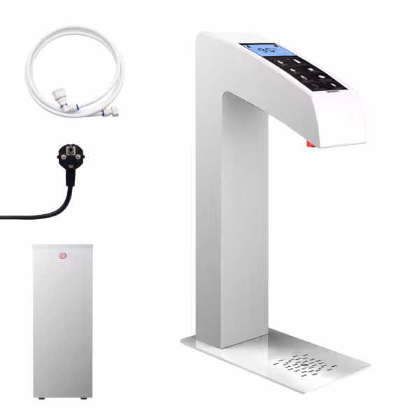 Εντοιχιζόμενος βραστήρας νερού - Ψηφιακό - Παραγωγή 30 λίτρα/ώρα - 2,0 kW - Λευκό - Θερμοκρασία: 65°C έως 95°C