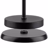 (4 pcs) LED Table Lamp - MERLE MINI - Rechargeable - Cordless - 3-step dimmable - Ø90mm - Black - with Charging Dock