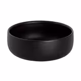 (6 db) Tál - Universe - porcelán - 650 ml - kerek - Ø 140 mm - stapelolható, mikrohullámú sütőbe és sütőbe tehető, mosogatógépben mosható - fekete, matt