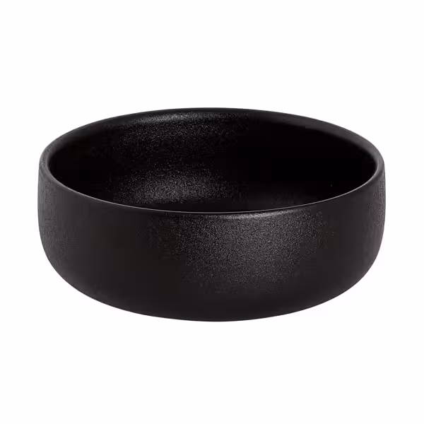 (6 pcs) Dessert Bowl - Universe - Maastricht - Porcelain - 650ml - round - Ø 140mm - Black