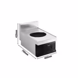 Wok à induction - 3,5 kW