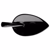 (50 pz) Cucchiaio monoporzione [Linea LEAF] - Melamina - 50 pezzi - Nero - 100mm