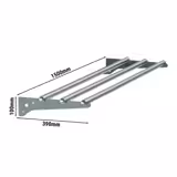 Tepsi kaydırma standı - KOPENHAGEN - 1500mm - için: BVI800-4 & BVI800