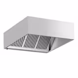 Commercial Wall-Mounted Extractor Hood - 1400mm - with Baffle Filters & Lighting