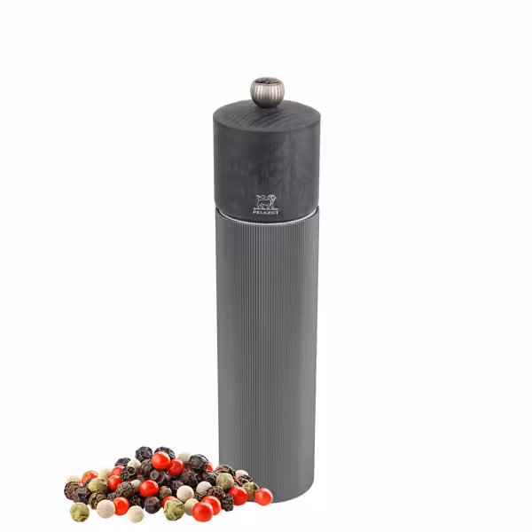 (6 pieces) PEUGEOT | LINE - Pepper Mill - Carbon/Graphite - Height: 220mm