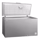 Vrieskist - 1504x695mm - 466 liter - RVS deksel - incl. scheidingswand