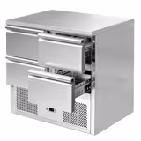 Masă frigorifică ECO – 900 x 700 mm – cu 4 sertare