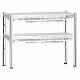 Lämpösilta PREMIUM - 800x370mm - 2 hyllyllä - korkeus: 725mm