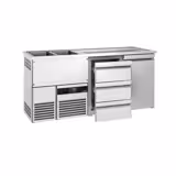 Direct Draw Beer Dispenser / Kegerator PREMIUM - 1950x700mm - 1 Door & 3 Drawers