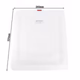 (6 uds) Tapa GN De Polipropileno 1/2 - Transparente - 325 x 265 mm - Altura: 16 mm