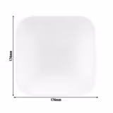 (6 stuks) SELTMANN WEIDEN | Coupeschaal hoekig - 175x175mm - Wit