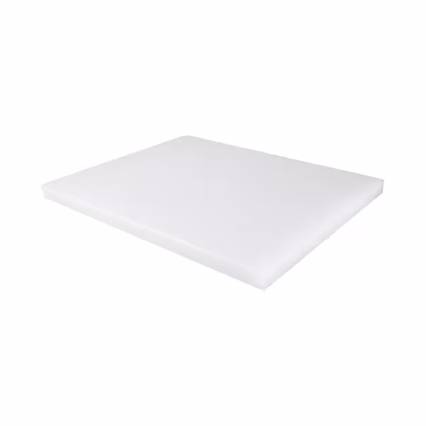 Snijplank - 300x500mm - Dikte: 20mm - HACCP-conform - Polyethyleen - Wit