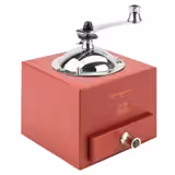 (6 pezzi) PEUGEOT | LE MOULIN D'OLIVIER ROELLINGER - Macinapepe/spezie a manovella - Rosso peperoncino - Altezza: 130mm