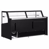 Koelvitrine - 1955x910mm - 1 plank - dubbele beglazing - LED-verlichting - zwart - 254 liter