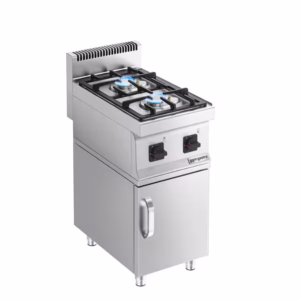 Εστία Αερίου - 7 kW - 2 καυστήρες - συμπ. βάσης με 1 πόρτα