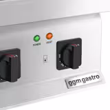 Cocina eléctrica de sobremesa - 8kW - 4 placas - con subestructura con 2 puertas