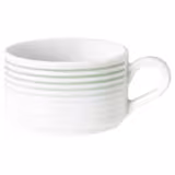 (6 pcs) BLUES Series Espresso Cups – Porcelain, Sage green – 90 ml