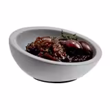 (6 pieces) Concrete Buffet Dip & Sauce Bowls – Grey - 50 ml - Ø100 mm - H45 mm