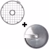 Schneidescheiben-Set für Gemüseschneider GSE300 & GSE 400 - inkl. Würfelgitter 20x20mm