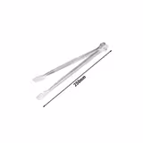 (4 pcs) Grill tongs - Length: 250mm - Stainless steel
