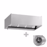 Capot de coffre avec moteur - 1600mm - avec régulateur, filtre & lampe