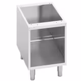 Onderstel LORENZO 700 - 400x560x(H)600mm - open onderbouw | RVS AISI 304 | met stelvoeten (hoogteverstelbaar)