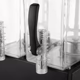 ماكينة توزيع عصائر مبردة - 2x 10 L - 350 W - أسود