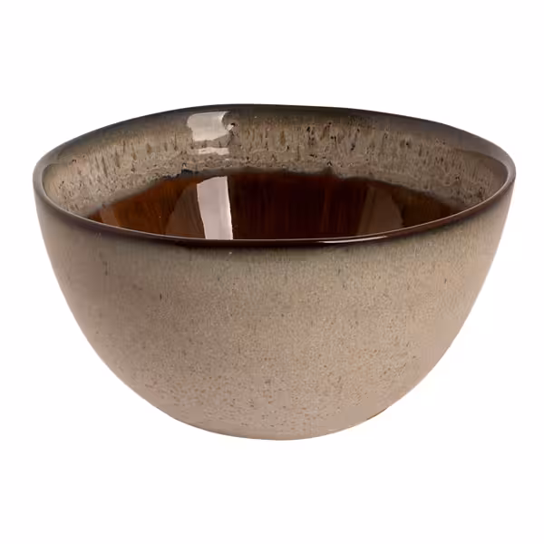 (6 pcs) Saladier - Hazelton - Grès - Ø 150mm - Brun