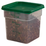 (6 bucăți) CAMBRO | CAMSQUARES® - Recipient - 3.8 litri - Transparent