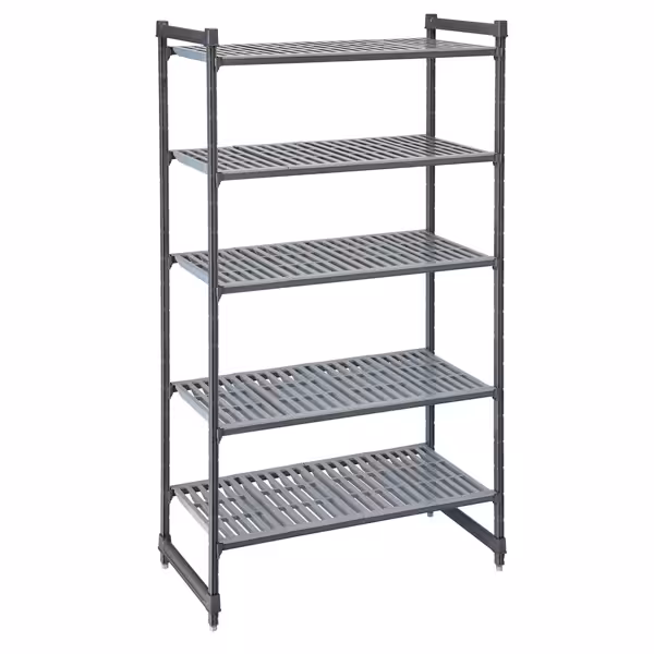 CAMBRO | Camshelving® - Basics Plus - Étagère de base - 765 mm - avec 5 clayettes ajourées