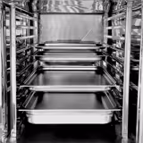 Gas Commercial Combi Oven - Touchscreen Controls - 20x GN 1/1 - incl. Automatic washing system, Core temperature probe, Boiler-based steam generator, Interior rack, USB & HACCP monitoring