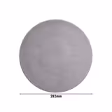 (6 stuks) SELTMANN WEIDEN | Coup bord - plat - Ø 280mm - Grijs