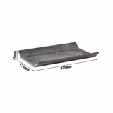 (6 pz) Vassoio GN - ELEMENT - Melamina - GN 1/3 - Altezza: 35mm - Grigio
