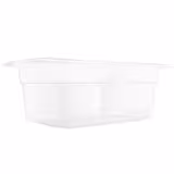 (6 stuks) Polypropyleen GN bak GN 1/4 - transparant - 2,5 liter - Hoogte: 100mm