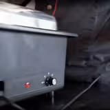 Chafing dish électrique - GN 1/1 - avec couvercle - Noir